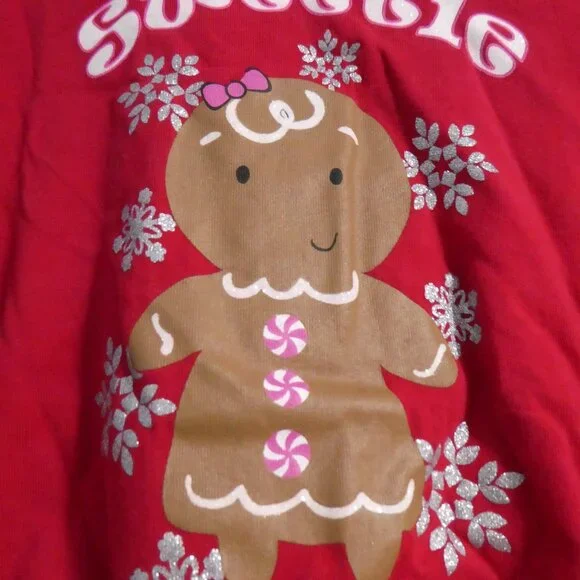 CHILDREN'S PLACE | 3T | Red Long Sleeve Crew Neck Graphic Sweetie T-Shirt / Tee - Picture 7 of 14